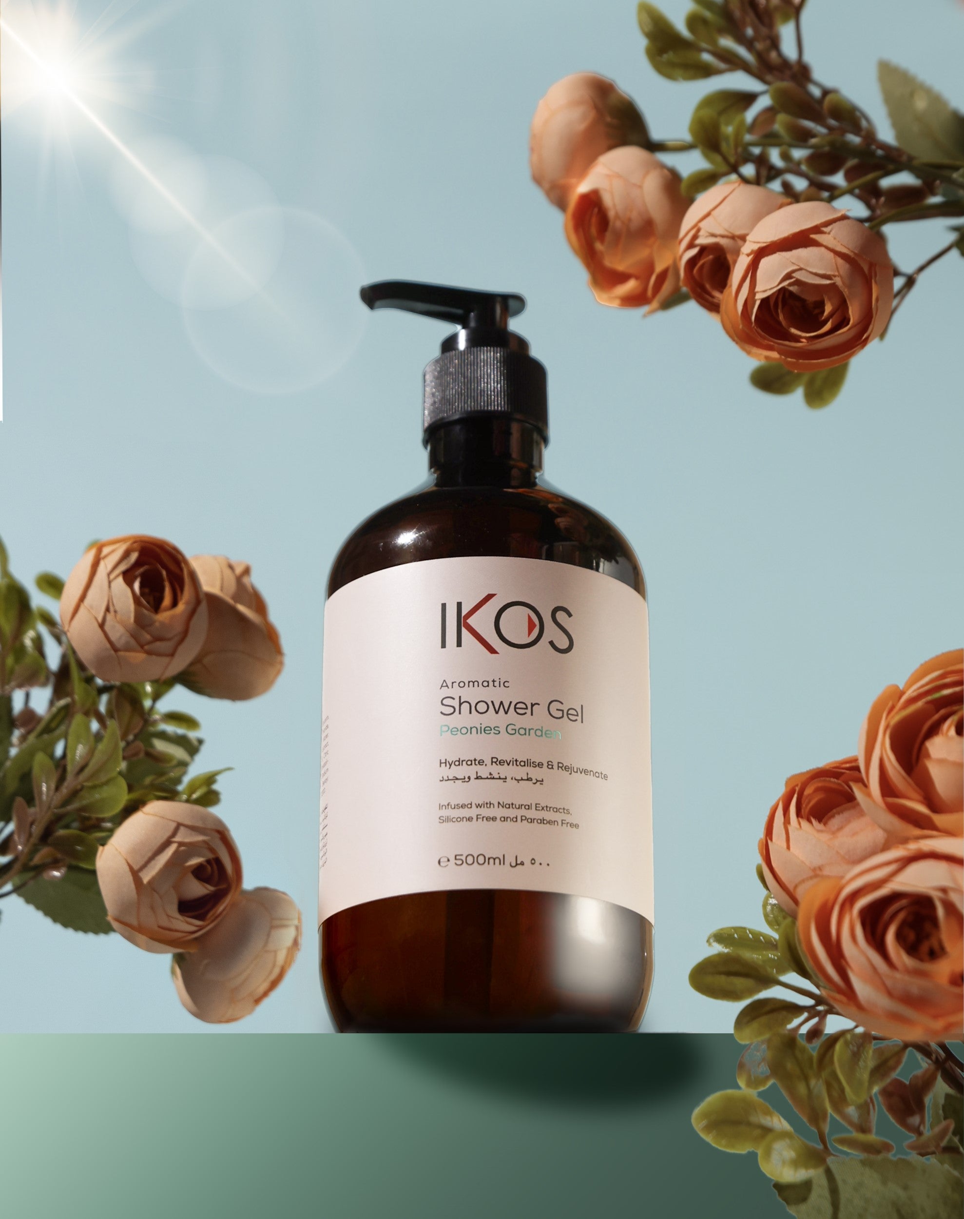 Ikos Aromatic Peonies Garden Shower Gel