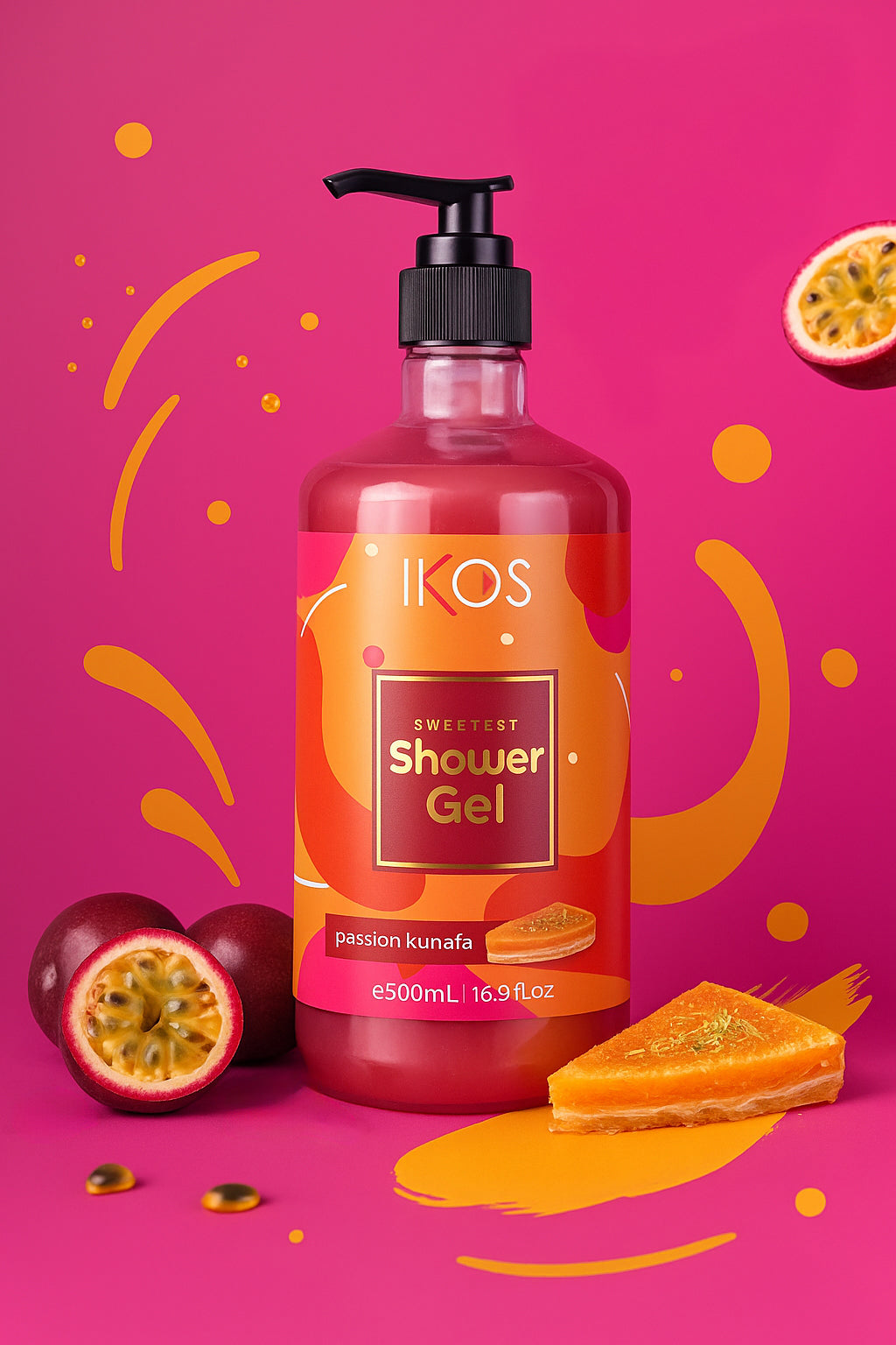 IKOS Passion Kunafa Shower Gel